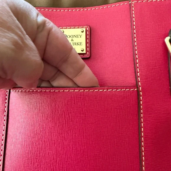 Pink Dooney & Bourke Tote - Picture 3 of 7